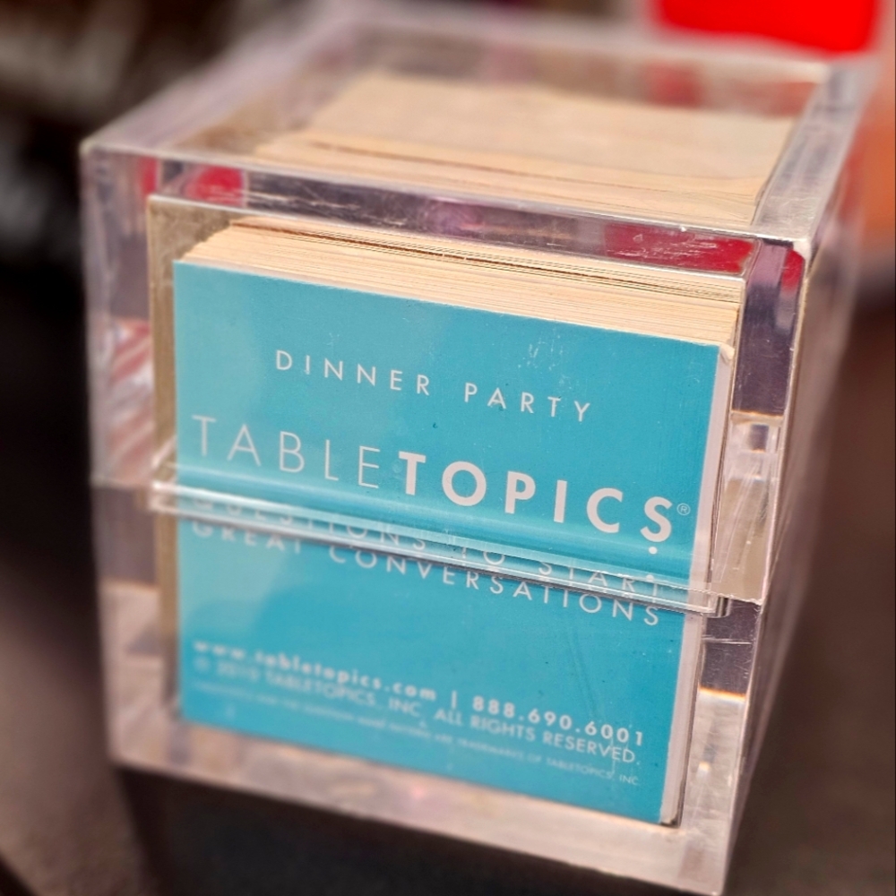 Tabletopics - Dinner Party Questions to Start Great Conversation Starter Cards